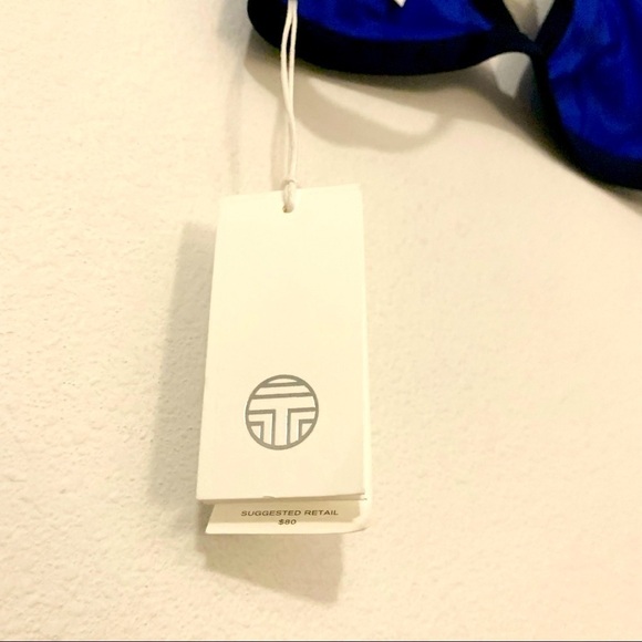 Tory Burch Sport Color Block Bikini Top Cobalt - Picture 8 of 8